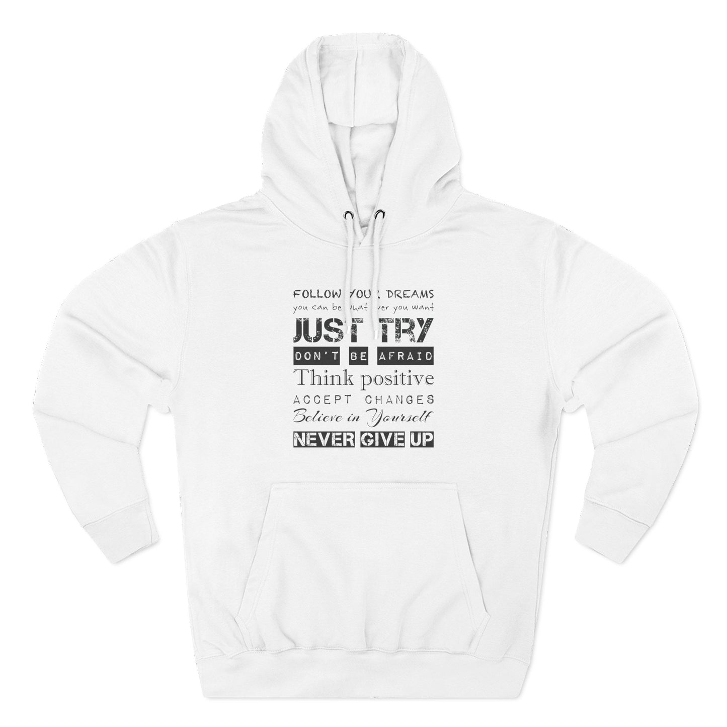 JUST TRY Fleece Hoodie