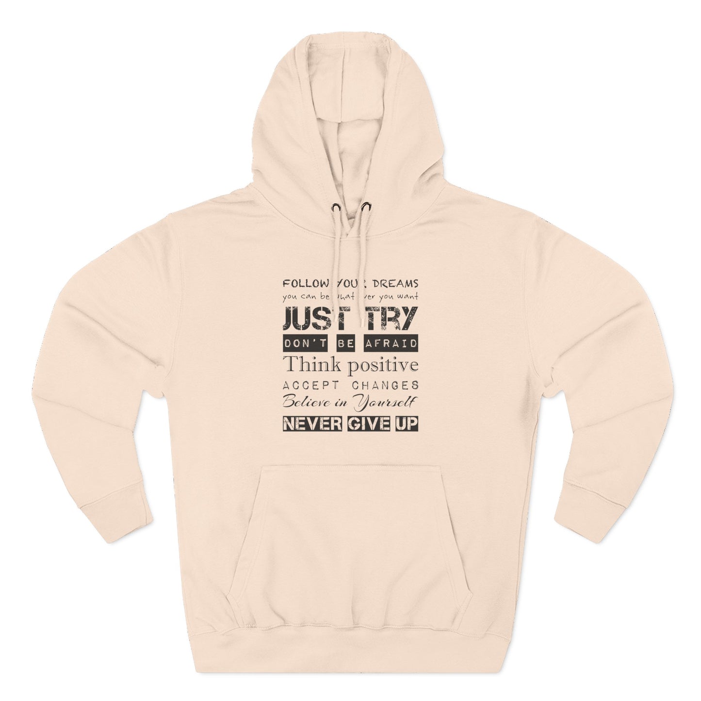 JUST TRY Fleece Hoodie