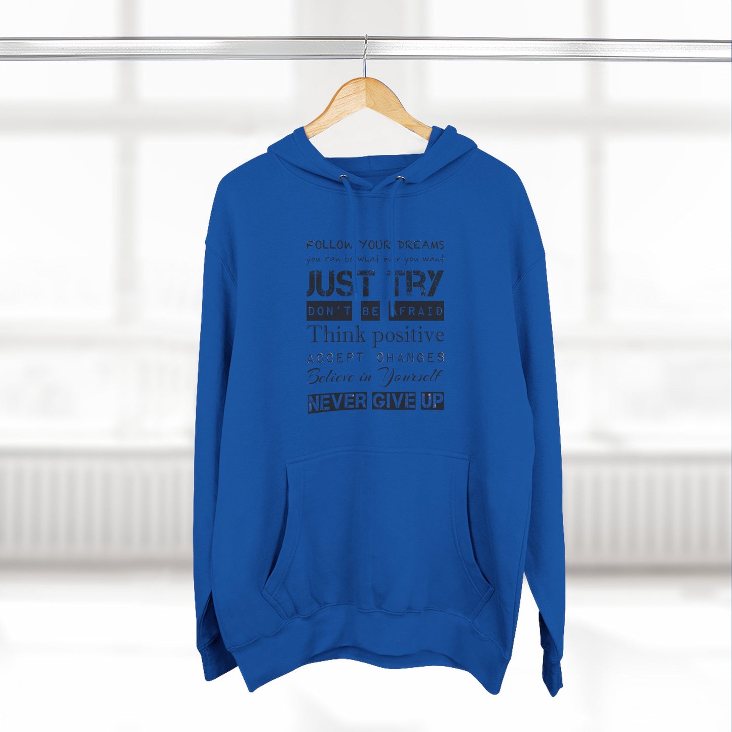 JUST TRY Fleece Hoodie