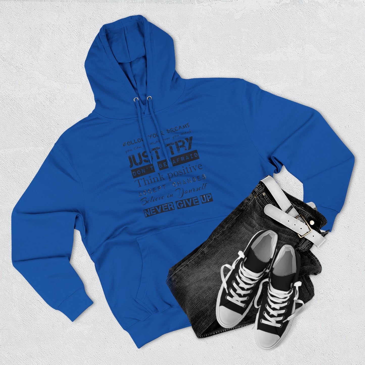 JUST TRY Fleece Hoodie