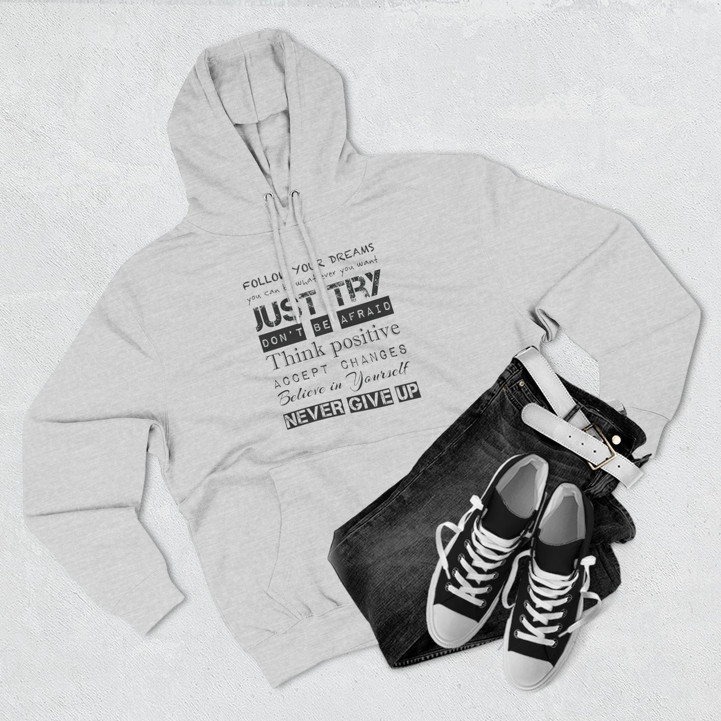 JUST TRY Fleece Hoodie