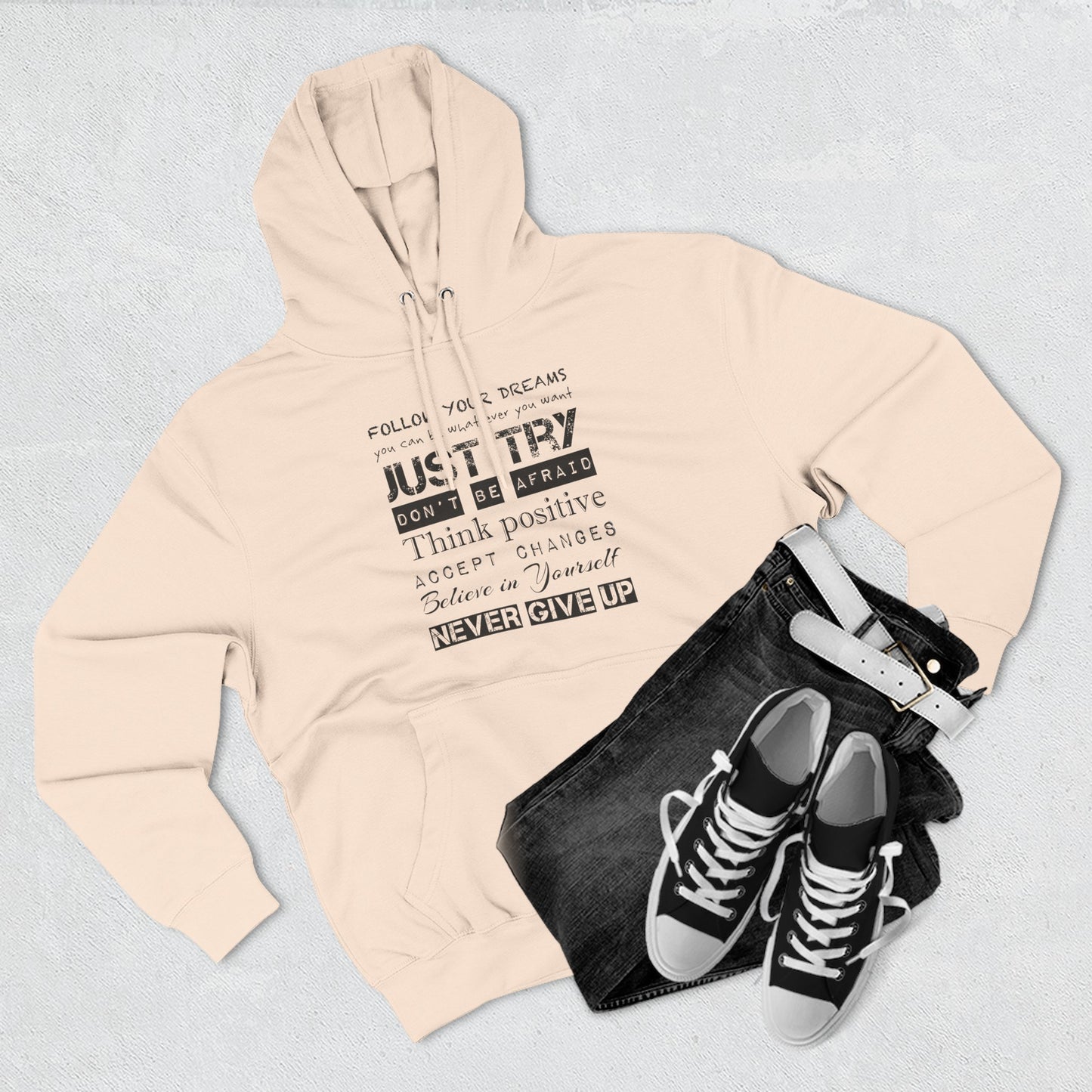 JUST TRY Fleece Hoodie