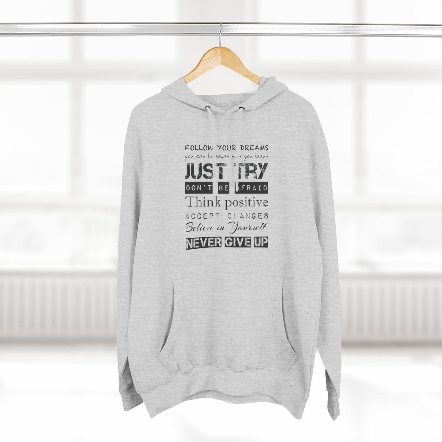 JUST TRY Fleece Hoodie