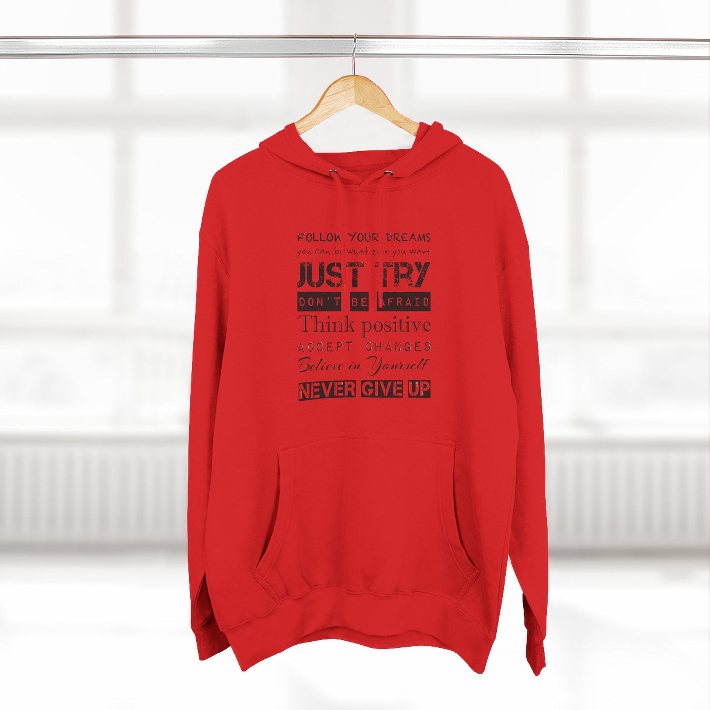 JUST TRY Fleece Hoodie