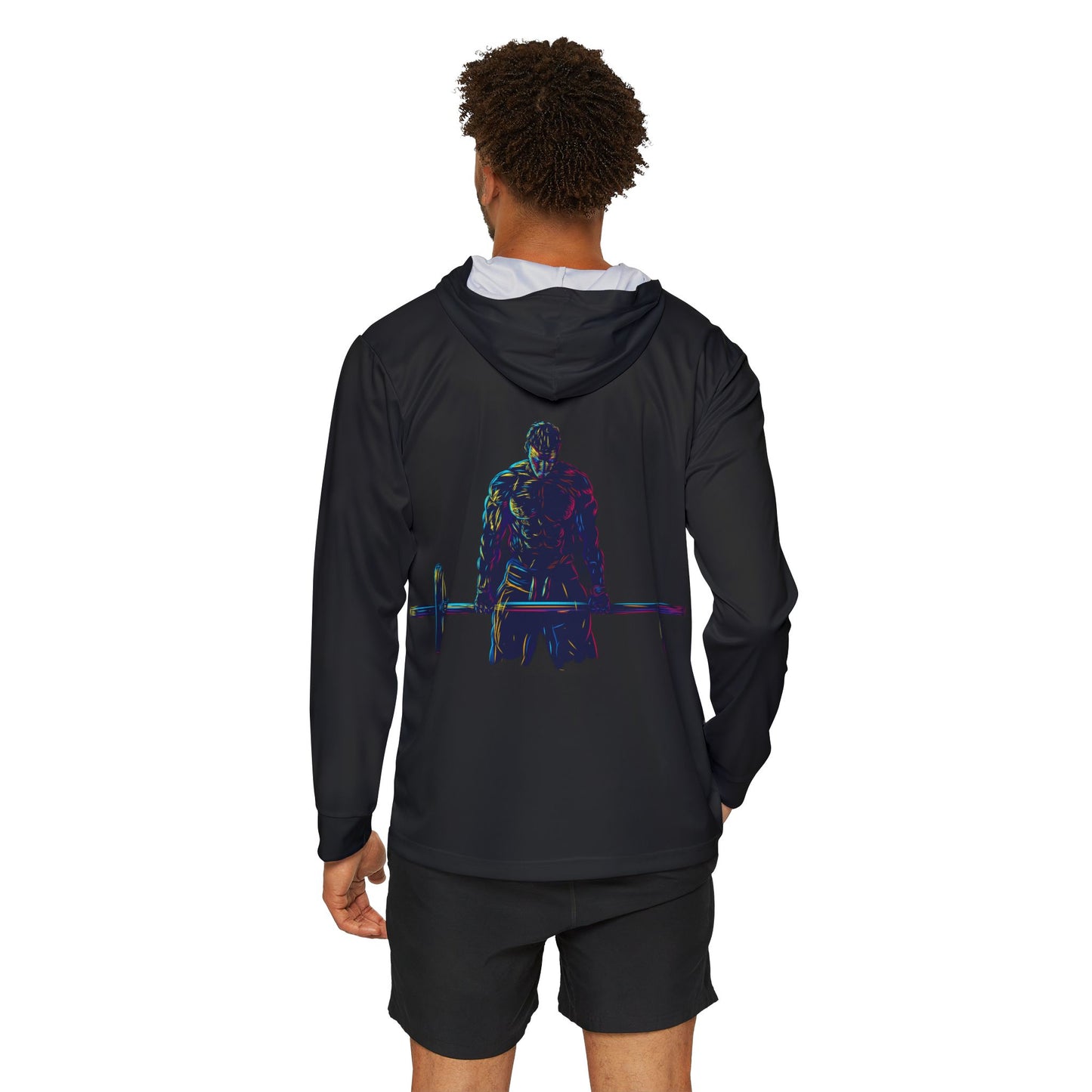 Men's Sports Warmup Hoodie (Black)