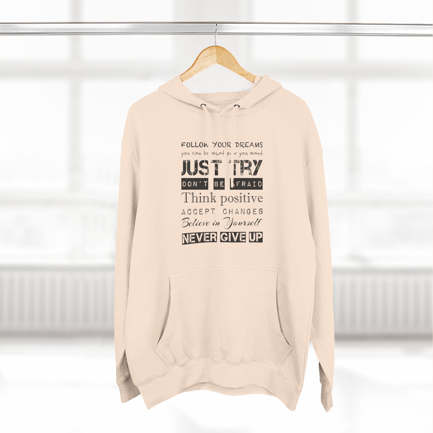 JUST TRY Fleece Hoodie