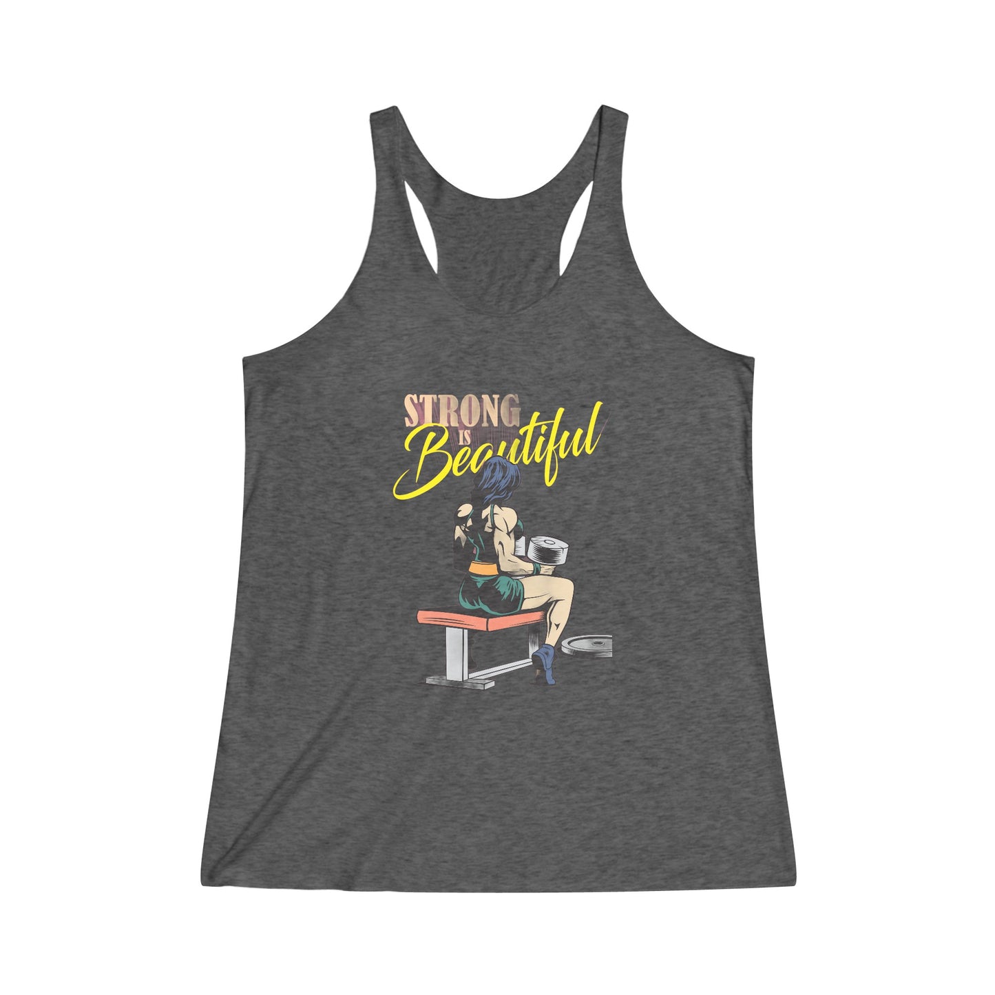 Women's "Strong is Beautiful" Racerback Tank