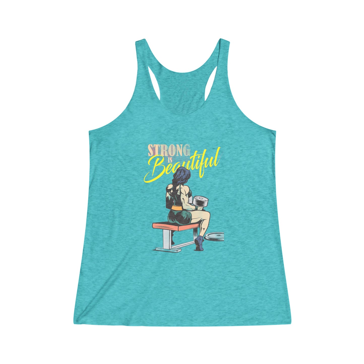 Women's "Strong is Beautiful" Racerback Tank