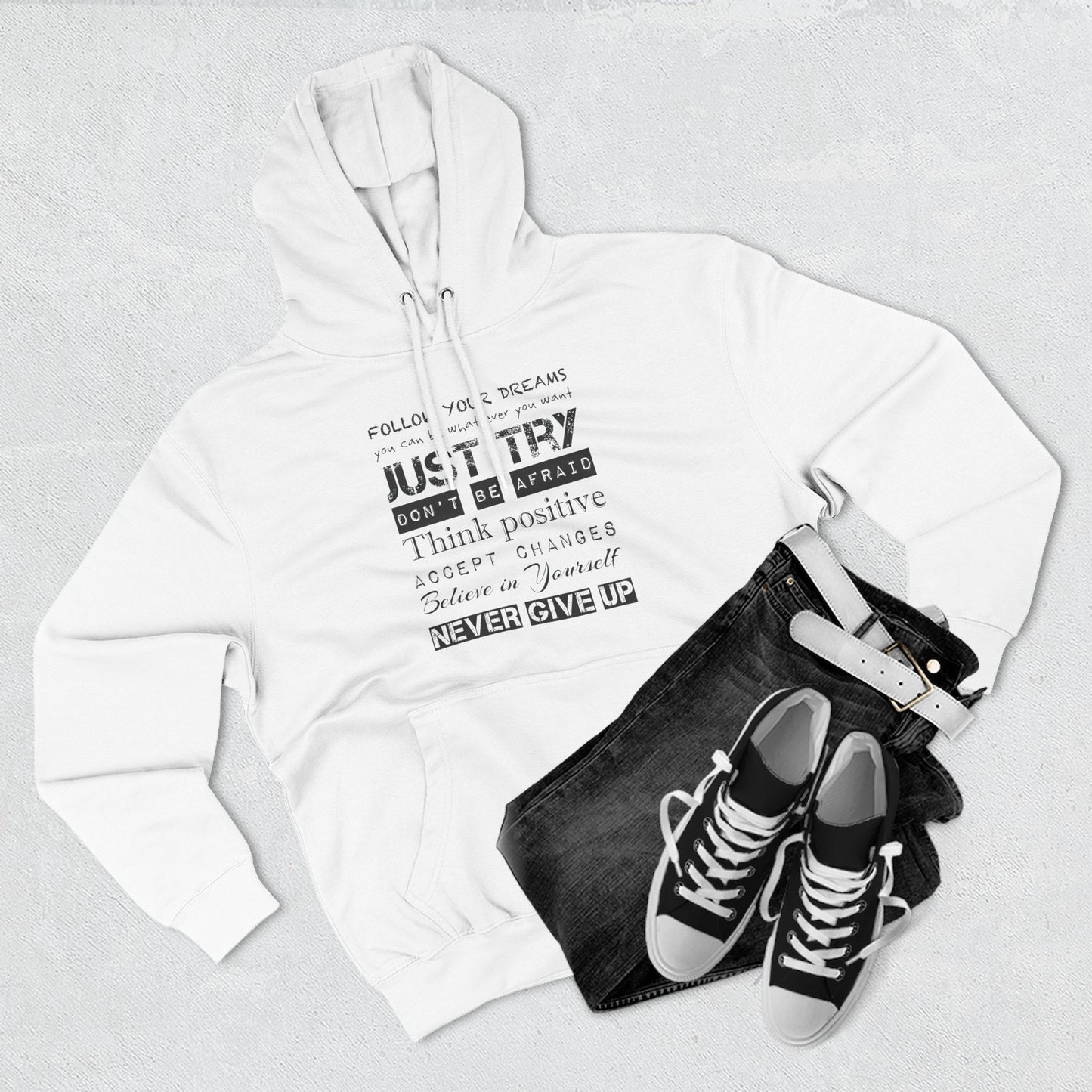 JUST TRY Fleece Hoodie