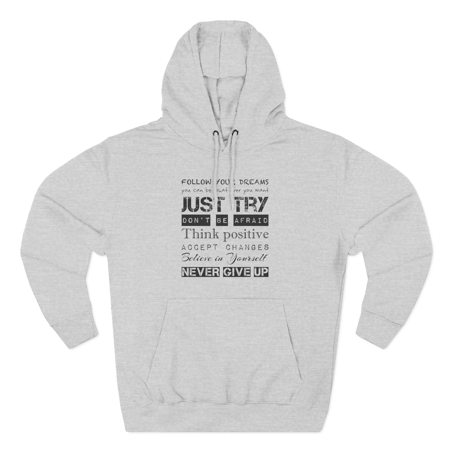 JUST TRY Fleece Hoodie