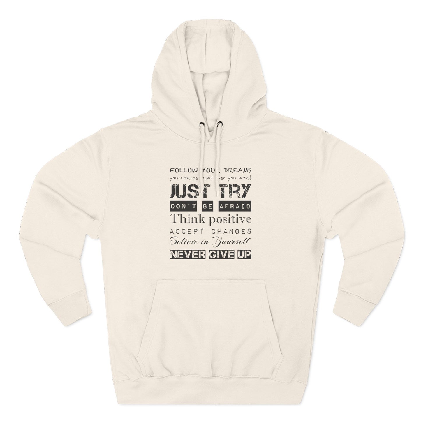 JUST TRY Fleece Hoodie