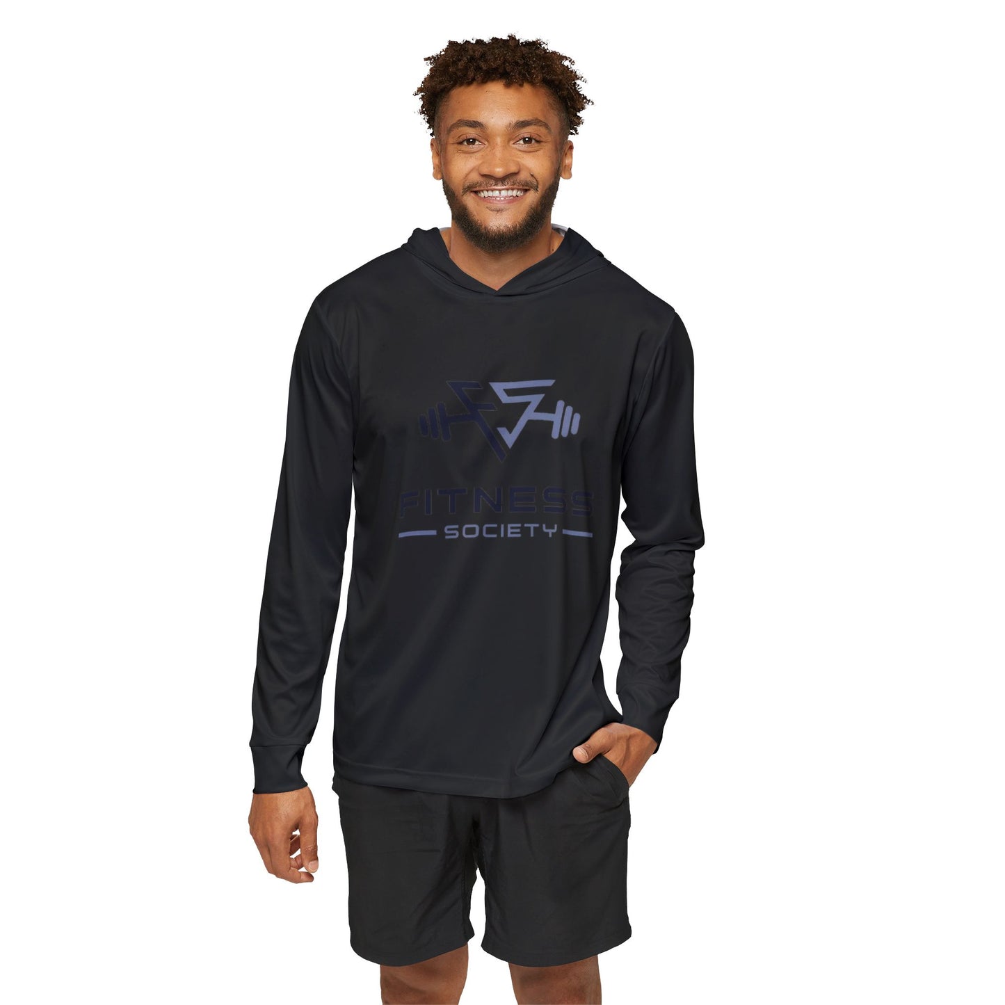Men's Sports Warmup Hoodie (Black)