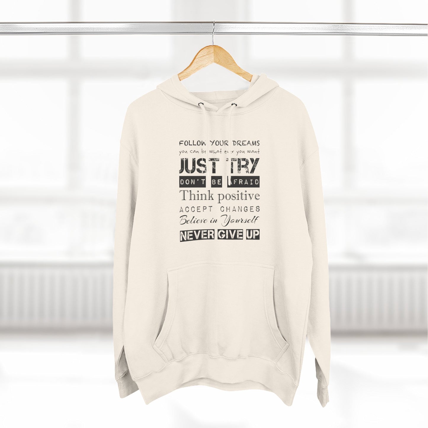 JUST TRY Fleece Hoodie