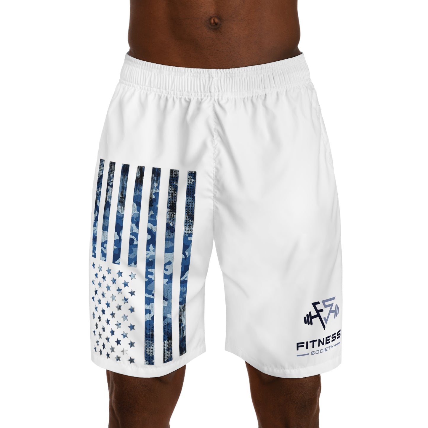 Men's Jogger Shorts - American Flag