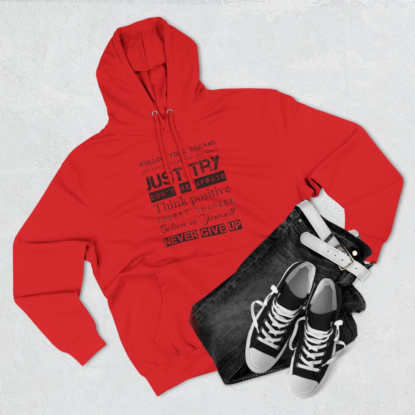 JUST TRY Fleece Hoodie